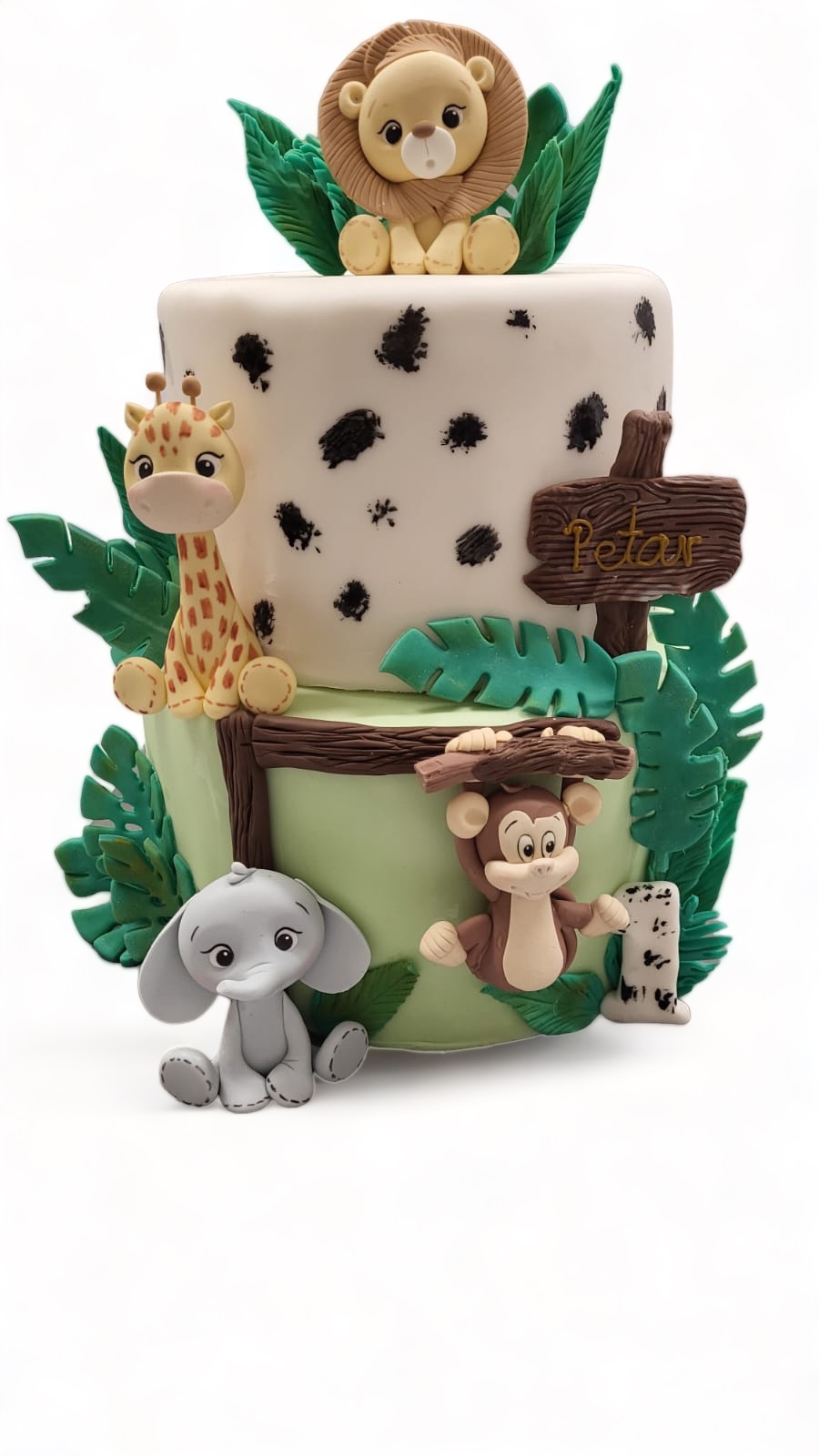 Jungle cake, (lav, žirafa, slon) (126)
