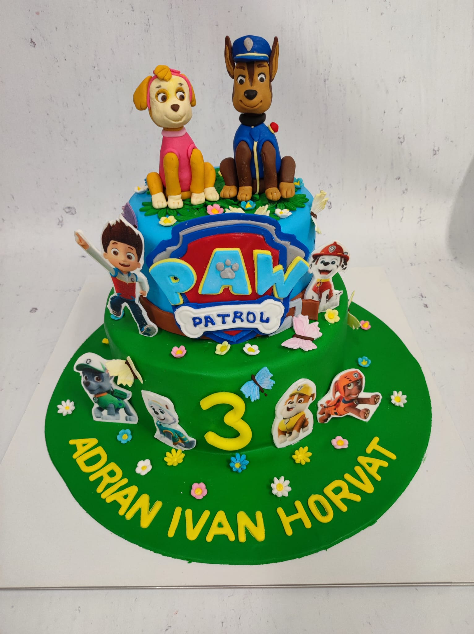 Torta paw patrol, psići u ophodnji (666)