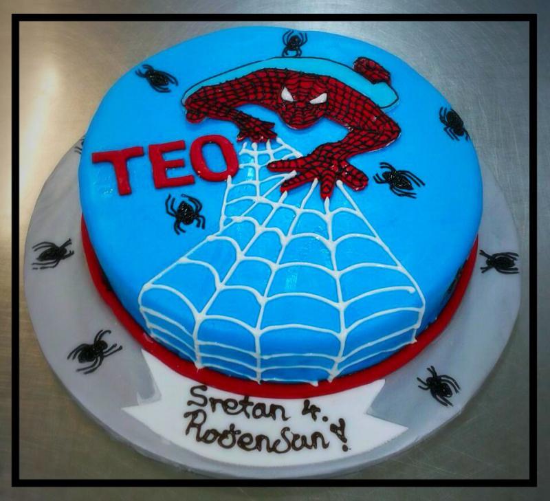 Torta spiderman, marvel (152)
