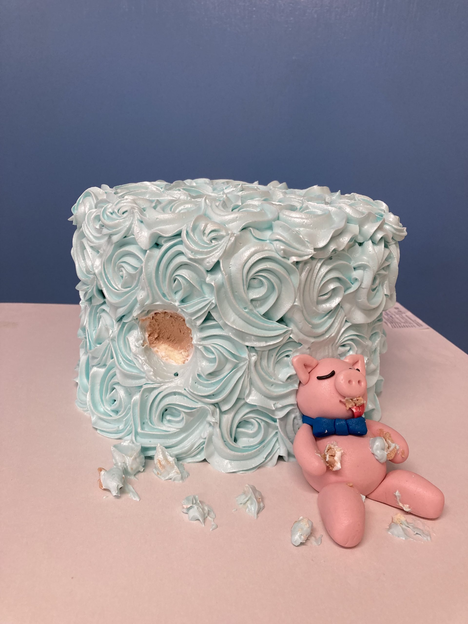 Torta za rođendan, pig eat cake (590)