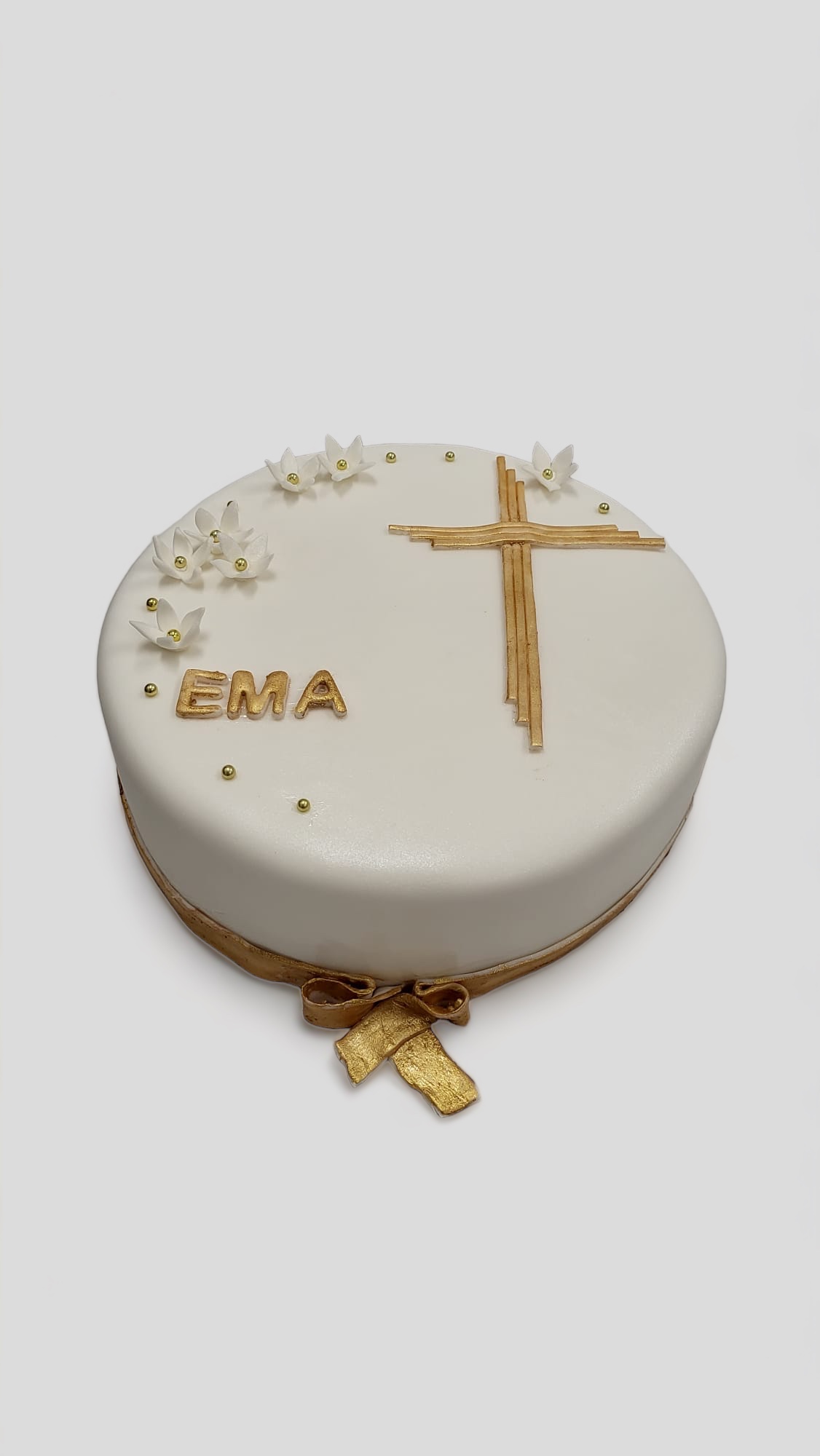Torta sa križićem, zlatna (82)