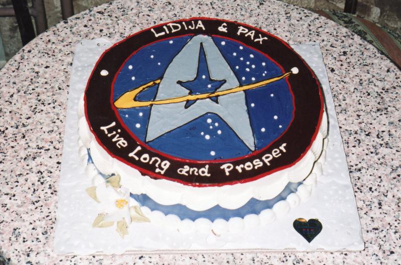 Torta Zvjezdane staze, Star Track, live long and prosper (100)