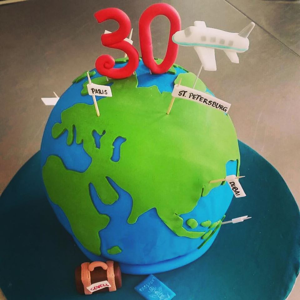 Torta svijet ( globe, putovanje, travel) (27)