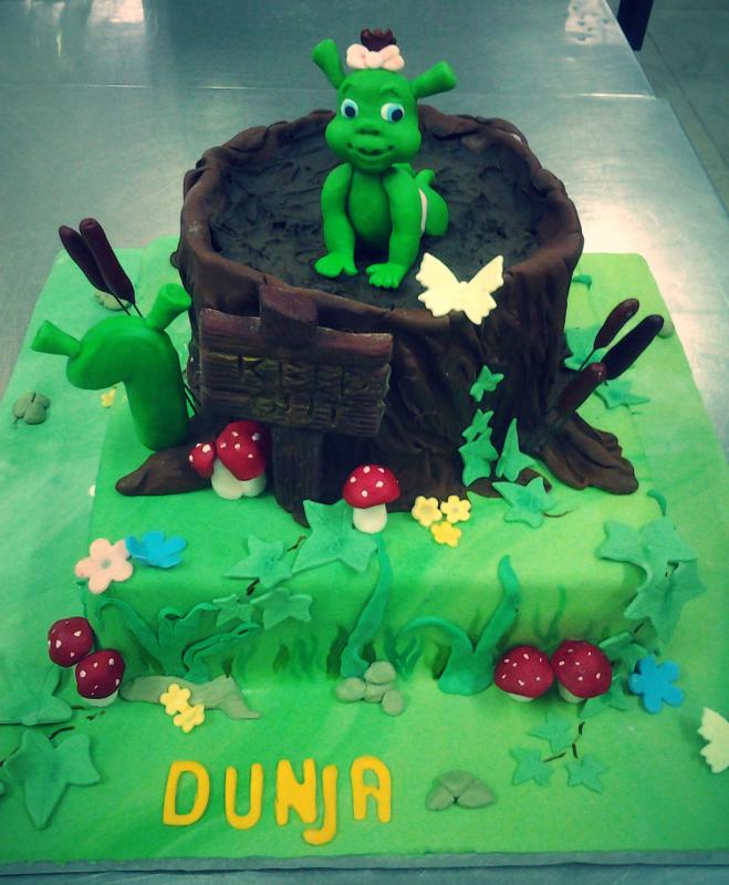 Torta Shrek, baby (227)