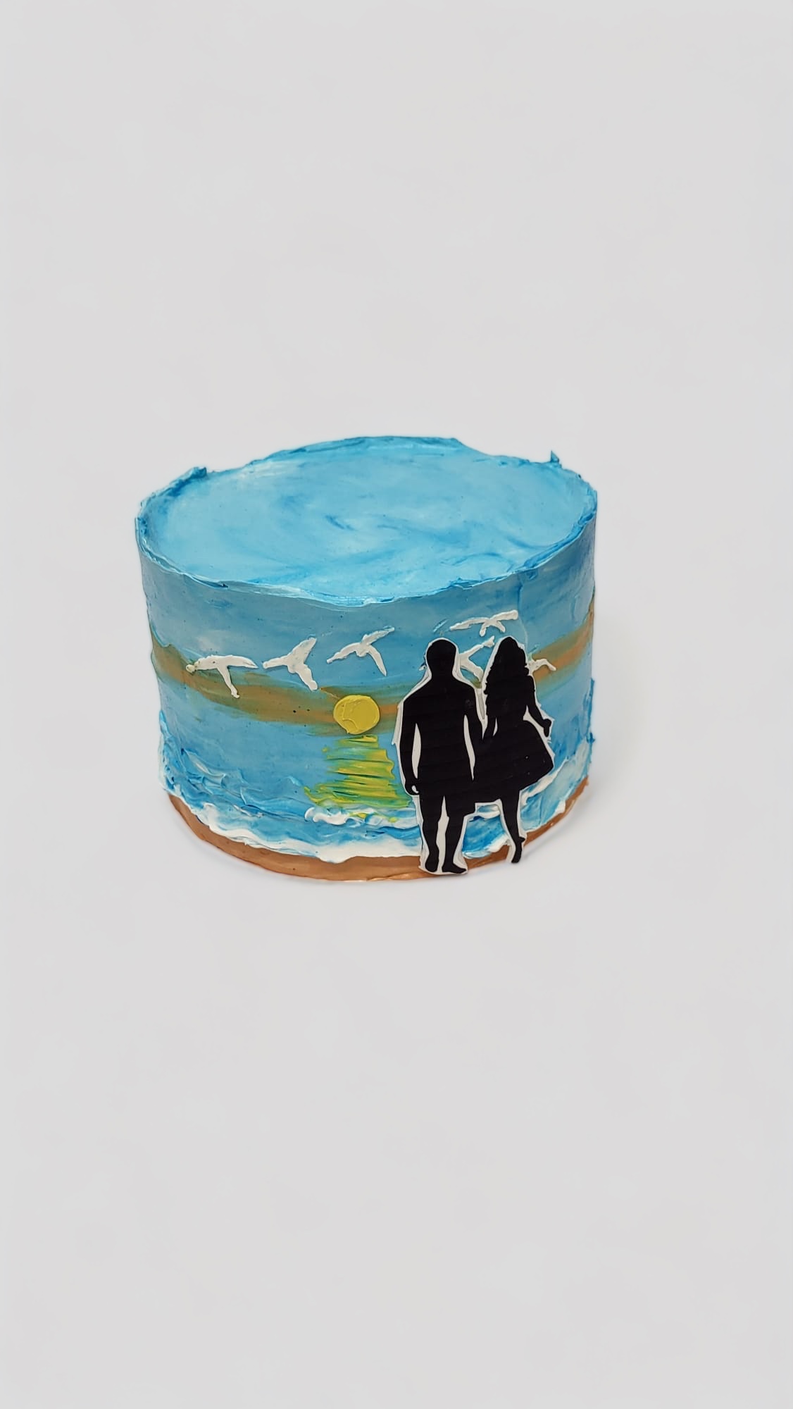 Love cake, in the sunset, torta ljubav, zalazak sunca (75)