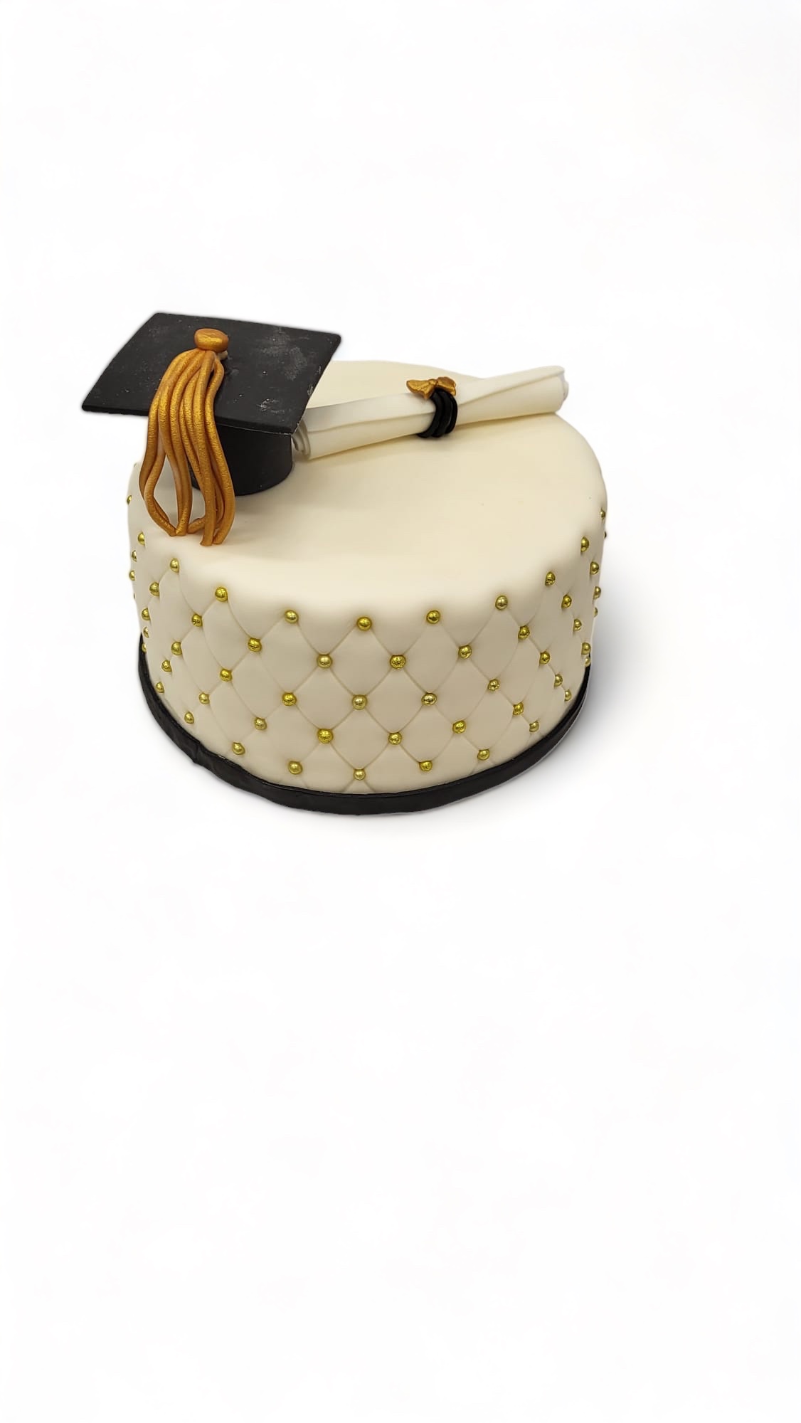 Diploma torta, zlatne perle (107)