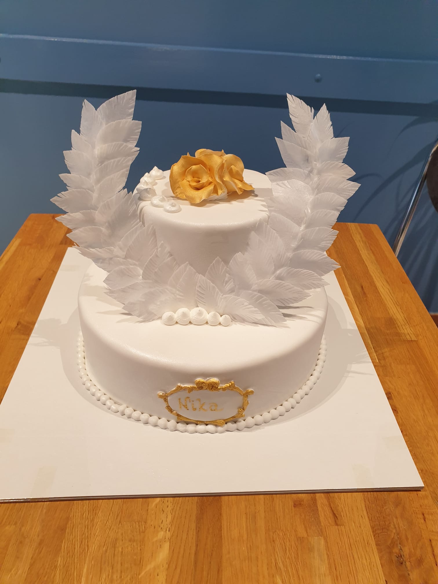 Torta za krštenje sa krilima (588)