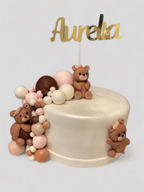 Medeki, toper, kuglice (teddy bear cake) (01)