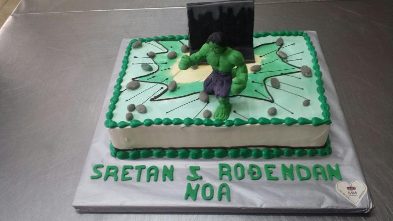 Torta Hulk, marvel 4 (277)
