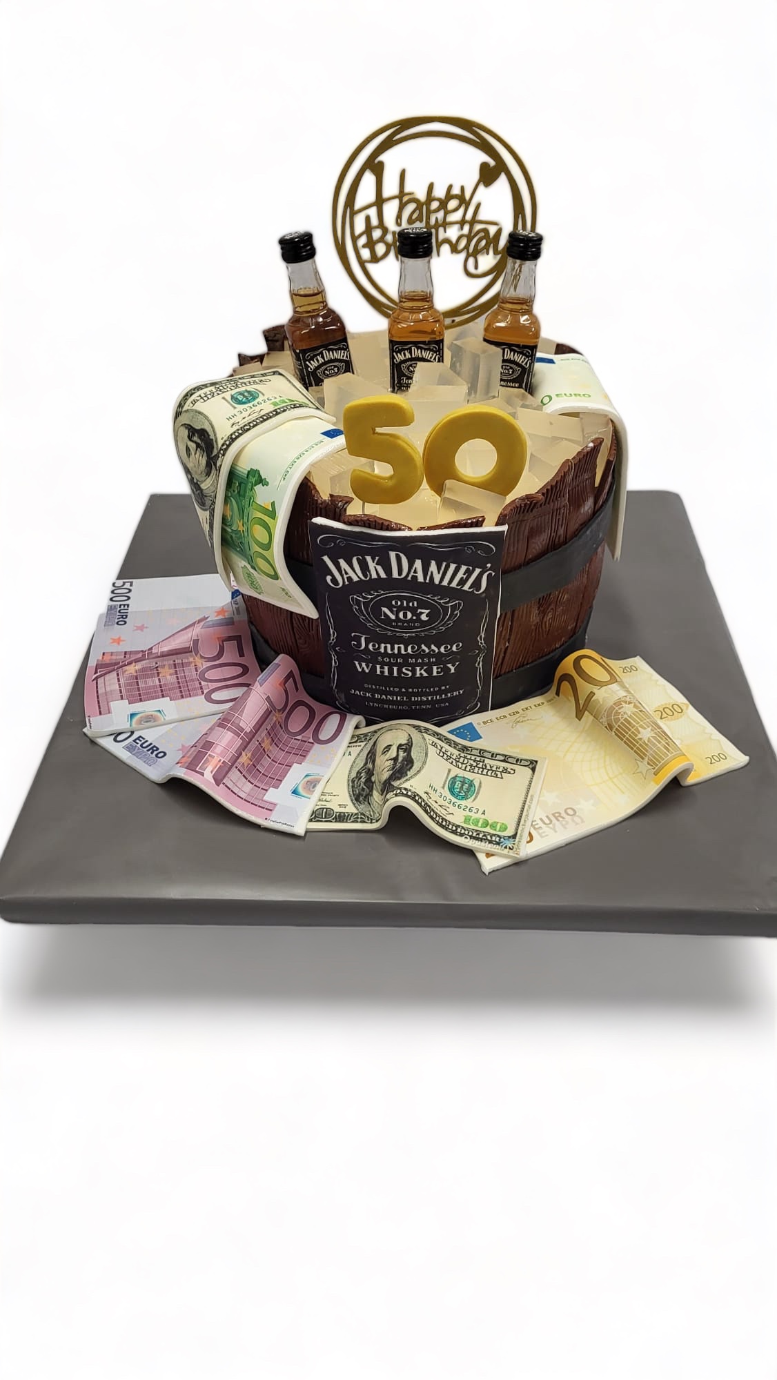 Jack Daniels, dollar bills cake (torta JD, dolari) (85)