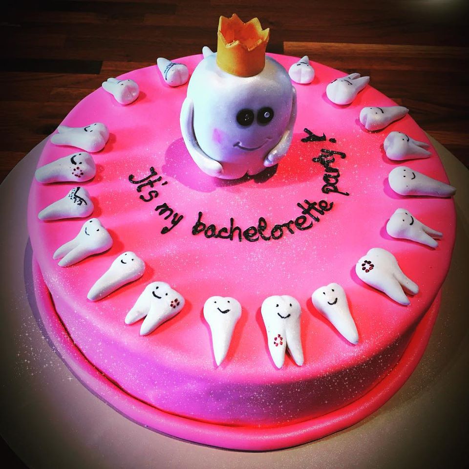 Torta za djevojačku, dentist, zubar (408)