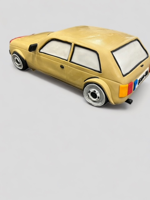Golden volkswagen golf (127)
