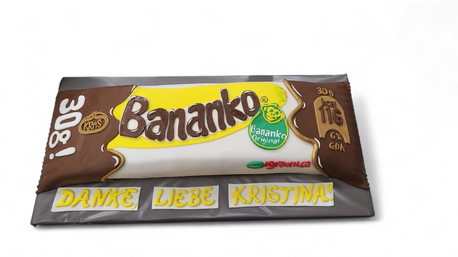 Tortta u obliku bananko čokoladice (178)