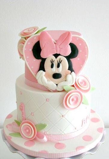 Minnie mouse cake pink (200)