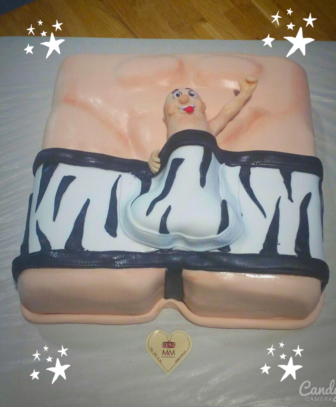 Torta za djevojačku, zebra striper (398)