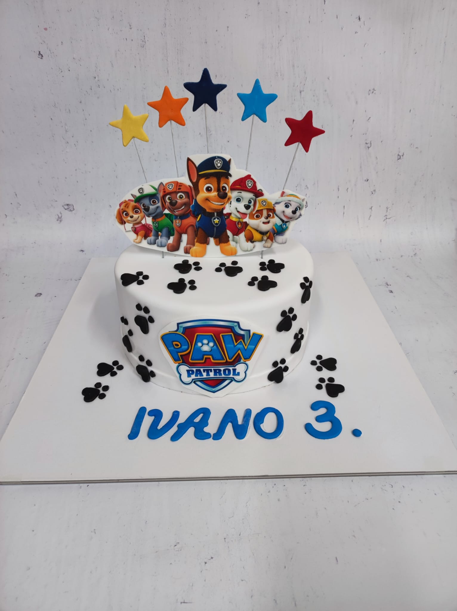 Torta paw patrol, psići u ophodnji ( 683)