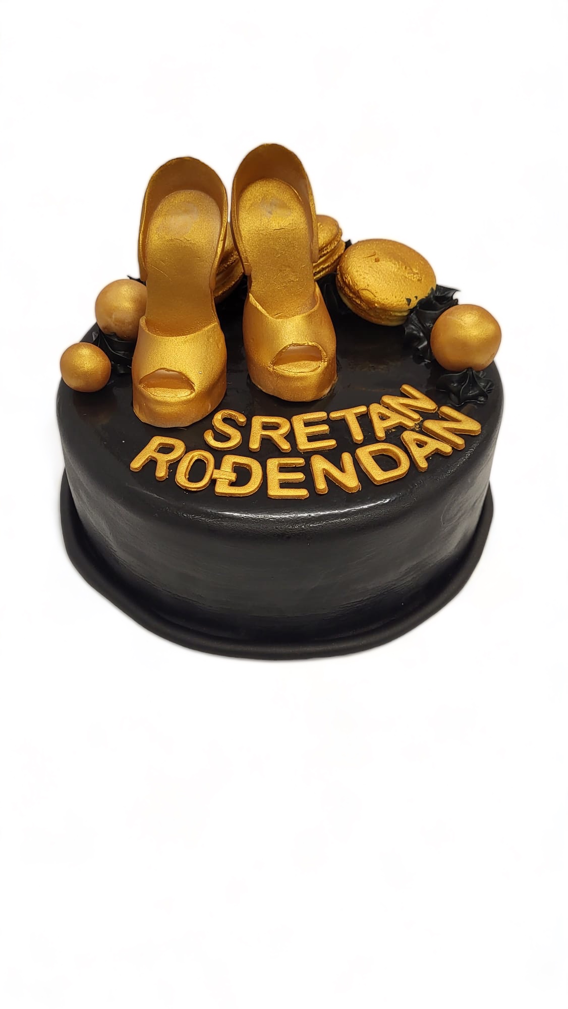 Zlatne štikle, golden heels (120)