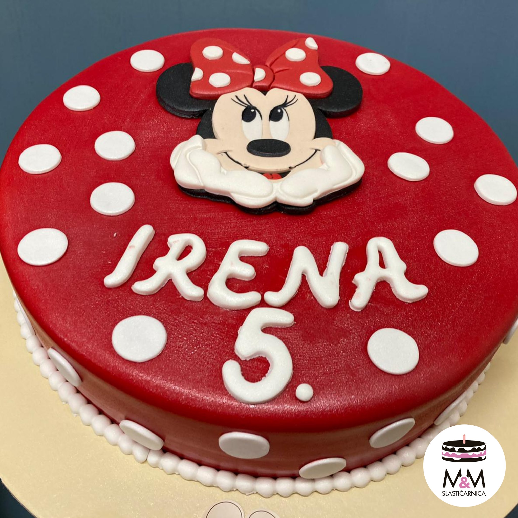 Torta Mini Mouse, crvena, red (101)