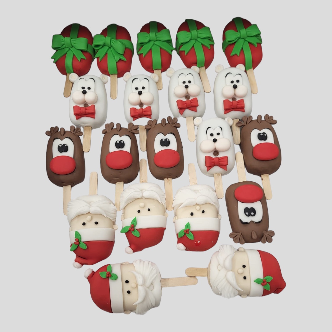 Cake pops christmas, Raindeer, djed Božićnjak (70)