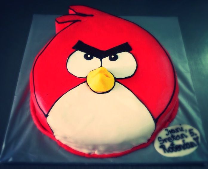Torta angry bird, red (191)