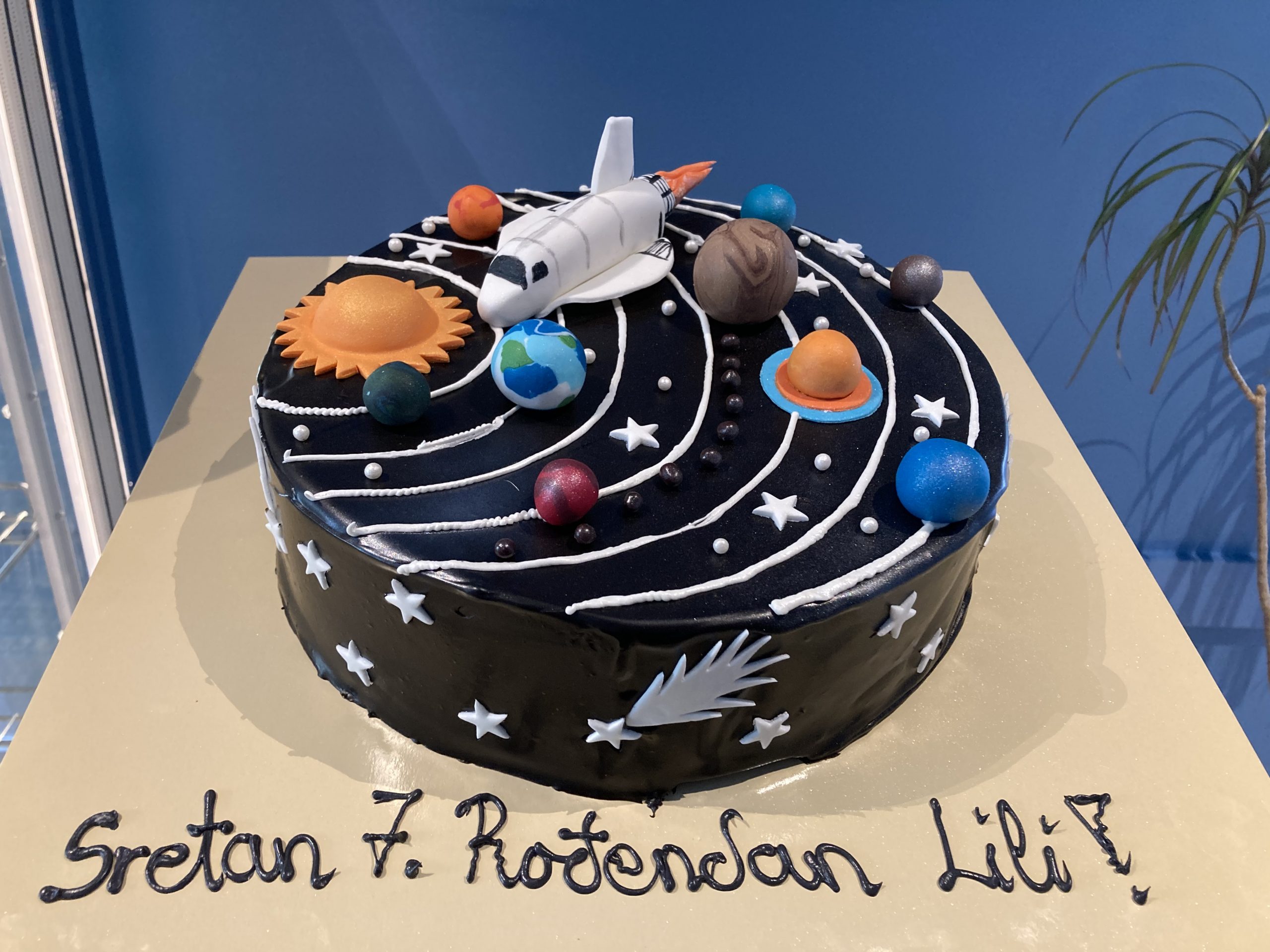 Torta svemir, galaxy, space, astronaut (193)