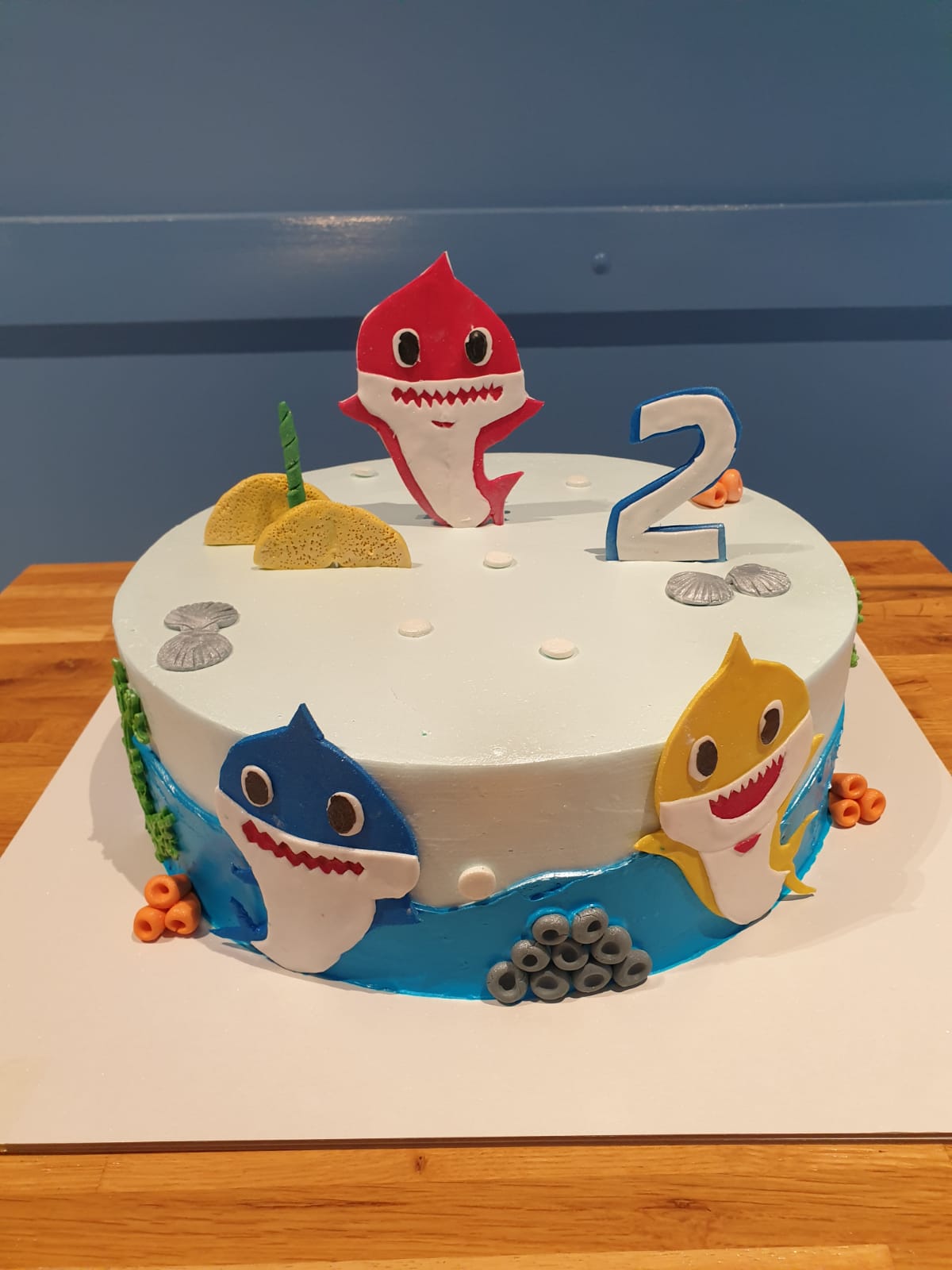 Torta Baby Shark tu tu tu (68)